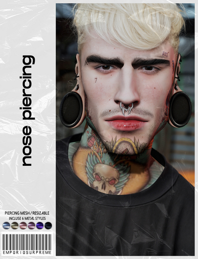 [ES] Nose Piercing Gothic .pack