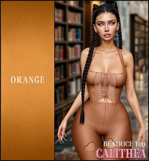 CALITHEA . Beatrice . Top . Orange