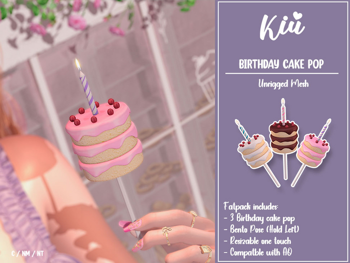 *>Kiu<* - Birthday Cake Pops_Fatpack