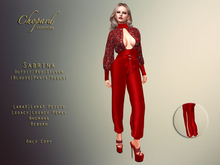 *Chopard Couture* Sabrina Outfit - Red/Silver