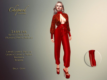 *Chopard Couture* Sabrina Outfit - Red/Gold