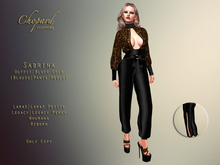 *Chopard Couture* Sabrina Outfit - Black/Gold
