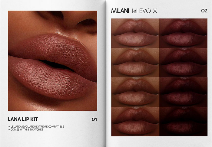 MILANI - "LANA" LIP KIT / FATPACK