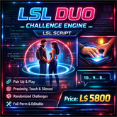 LSL Duo Challenge Engine – Interactive Partner Mini-Game Script (Full Perm)
