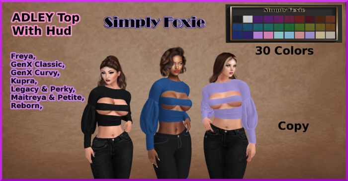 ADLEY Top With Hud (Boxed) ADD