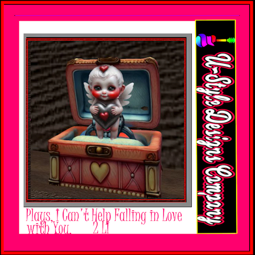  Valentine Cherub Music Box