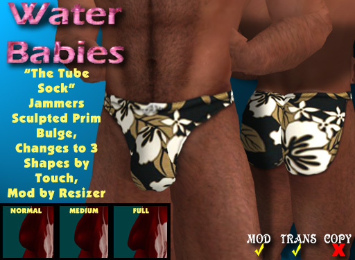 Water Babies - "The Tube Sock" Speedo (Hawiian 3)