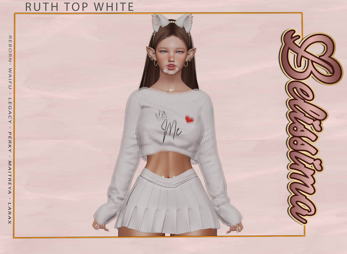 [Belissima] Ruth Top White