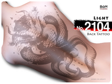 (Back Tattoo) No.2104 Light