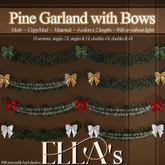Ella's - Pine Garland with Bows