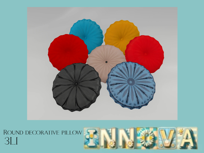 Innova - Round decorative pillow 