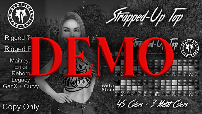 [M] Strapped-Up Top - (Demo)