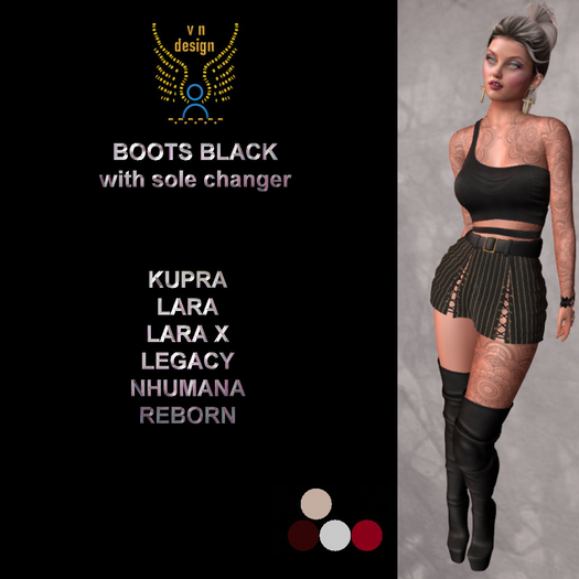 BOOTS BLACK-DEMO