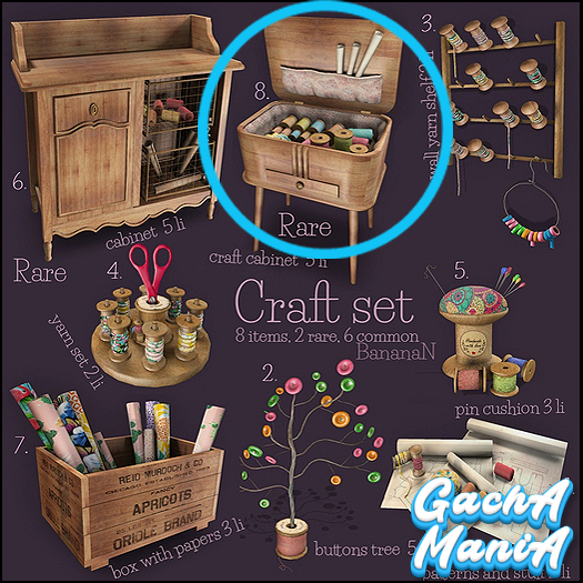08. BananaN. Craft set craft cabinet RARE