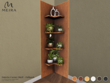 Meira Oakrise Corner Shelf - Fullpack