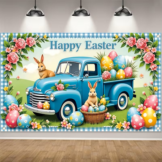 EASTER SPRING TRUCK TEXTURE