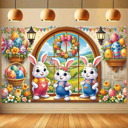 EASTER BUNNIES TEXTURE