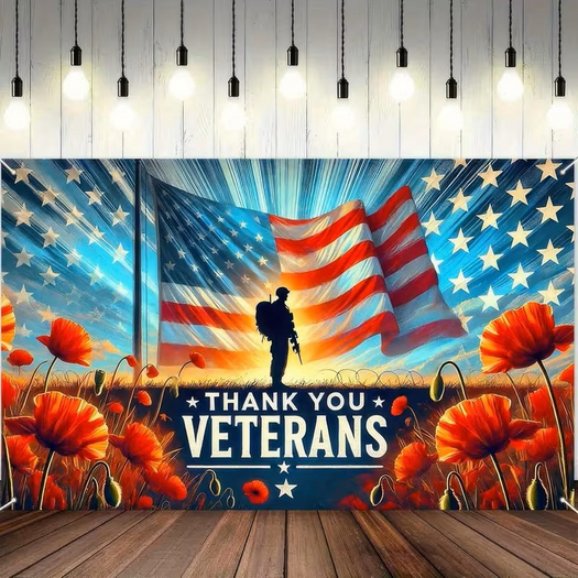 VETERANS DAY THANK YOU TEXTURE