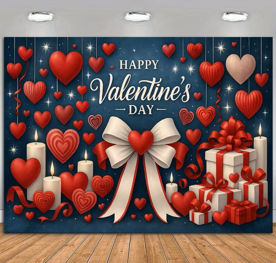 VALENTINES DAY BOW TEXTURE