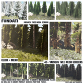 ( Fundati ) Privacy Mega Mesh Trees Fatpack
