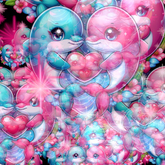 Dolphin  Couple  Confetti Tosser Thrower