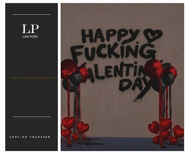 Luan Poses Valentines Backdrop 9
