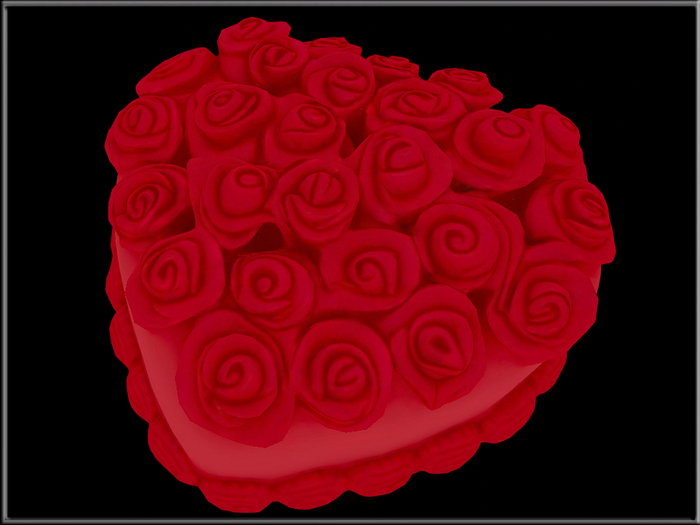 [Feliz] Rose Cake - Mesh - Full Perm