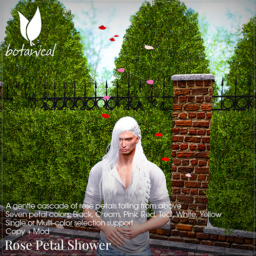 Rose Petal Shower - Wearable Particle Effects (7 Color Options)