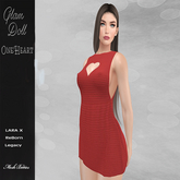 Glam Doll-OneHeart Minidress Red