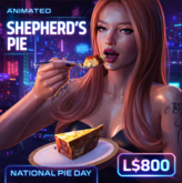 Animated Shepherd’s Pie with Fork | Eat Animation | Copy & Transfer | National Pie Day Special – Aqshaquinn Store