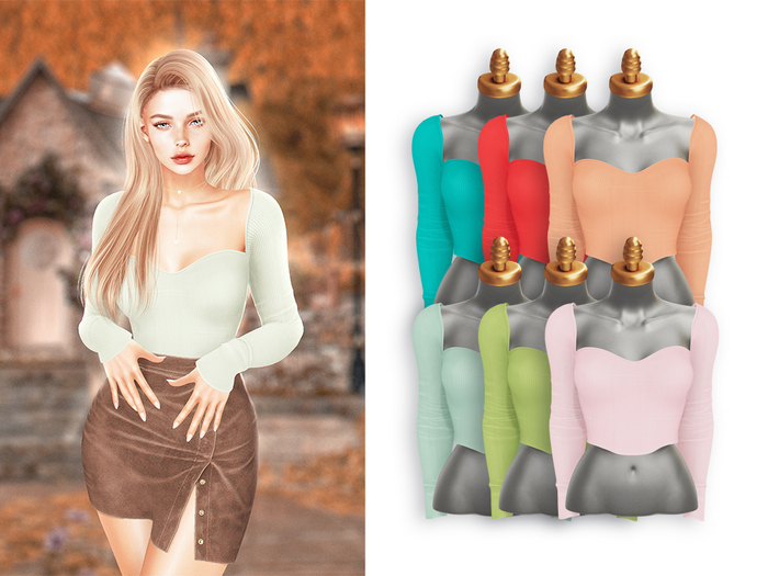 -Sorumin- College Chic SET -Top PACK1-