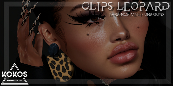 KOKOS- CLIPS LEOPARD