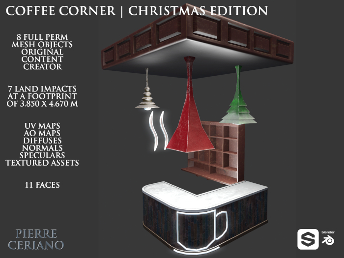Coffee corner - 7 LI - FULL PERM Mesh link-set