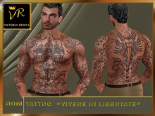 VR* TATTOO *VIVERE IN LIBERTATE*
