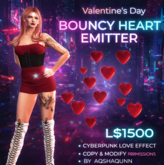 Valentine’s Day Bouncy Heart Emitter – Romantic Love Particle Effect | Copy & Modify | by Aqshaqunn