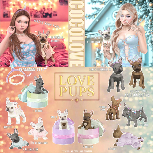 12 COCOLOVE / Lovepups [Baron Silvermist] RARE