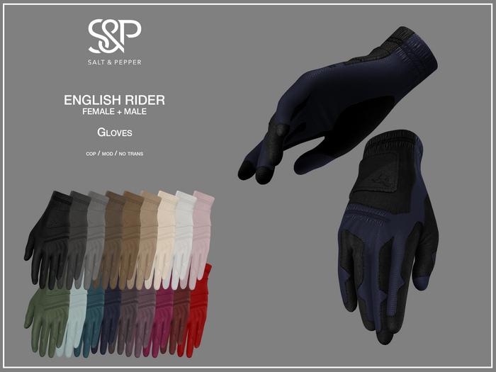 S&P English Rider F - gloves - Legacy
