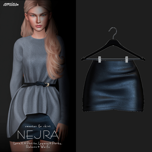 amias - NEJRA skirt black