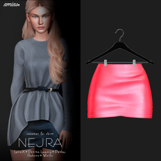 amias - NEJRA skirt ruby