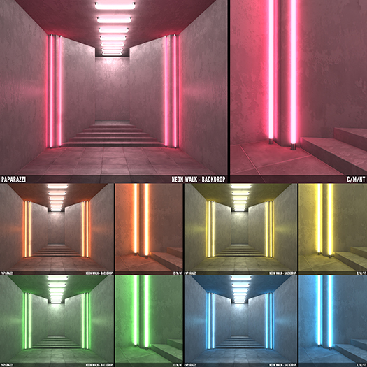 Paparazzi - FATPACK BACKDROPS - Neon Walk