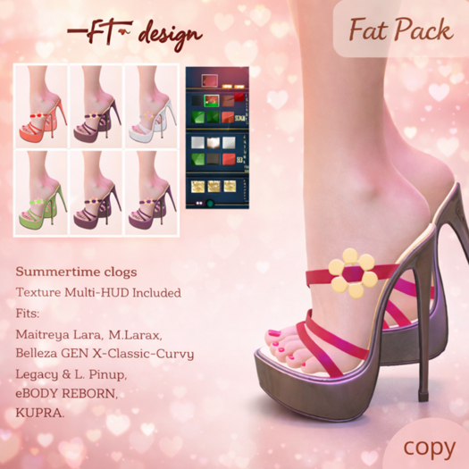~FT~ Summer time clogs high heels