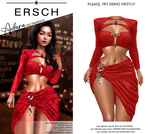 ERSCH - Adara Suit -red-