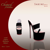 *Chopard Couture* Sabine Heels - Black