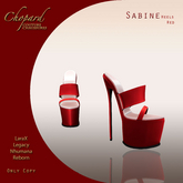 *Chopard Couture* Sabine Heels - Red