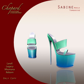 *Chopard Couture* Sabine Heels - Turquoise