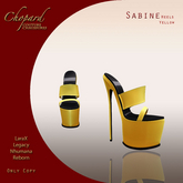 *Chopard Couture* Sabine Heels - Yellow