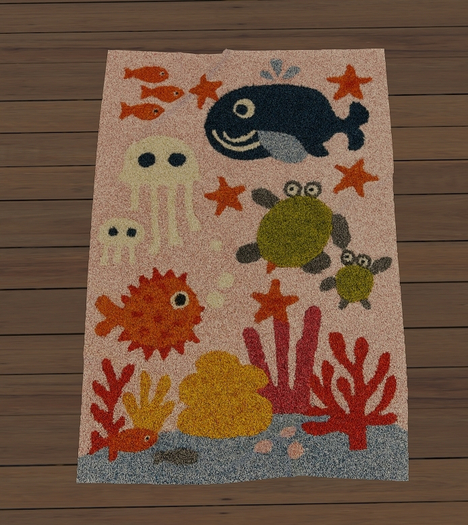 Ocean Shagpile Rug Pink
