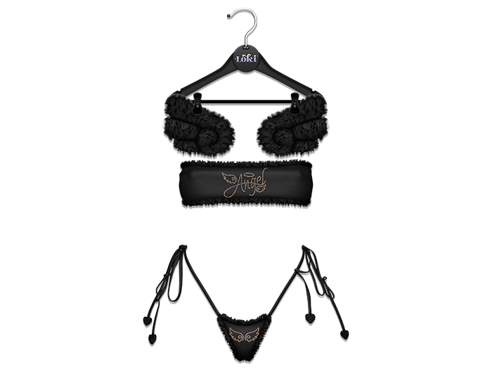 Loki - Remiel Lingerie Set - Black