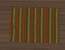 Multi Stripe Shagpile Rug