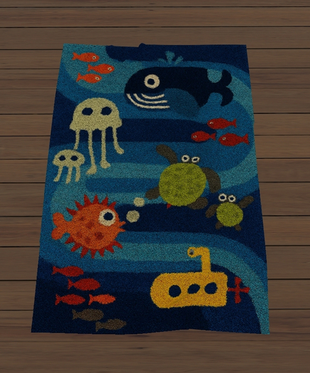 Ocean Shagpile Rug